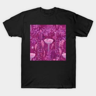 Antique French garden birds MAGENTA HOME DECOR T-Shirt